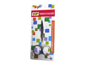 TESOURA DE UNHA RETA TOP STAINLESS     813