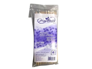 PALITO DE UNHA HIGIBRAS GROSSO 2 PONTAS C/50 COD. 132