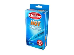 MARCADOR DE  TEXTO GOLLER HOT AZUL 7084