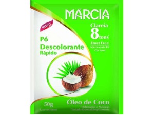 DESCOLORANTE P/CABELOS MARCIA OLEO DE COCO 50GRS