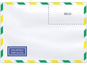 ENVELOPE AEREO SCRITY - CAIXA C/ 100