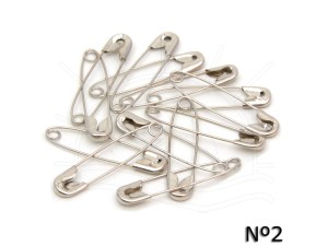 ALFINETE DE SEGURANCA NIQ. Nº 2 C/ 100