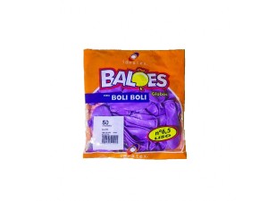 BALAO BOLI BOLI LISO COR IND. C/50 LILAS