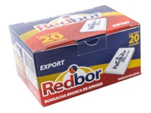 BORRACHA  ESCOLAR REDBOR BRANCA  20