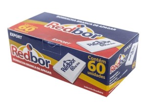 BORRACHA  ESCOLAR REDBOR BRANCA  60